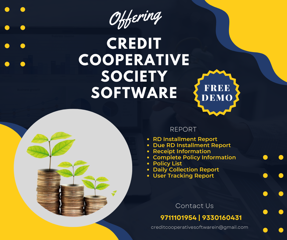 Best Software for Credit Cooperative Society-Call 9711101954