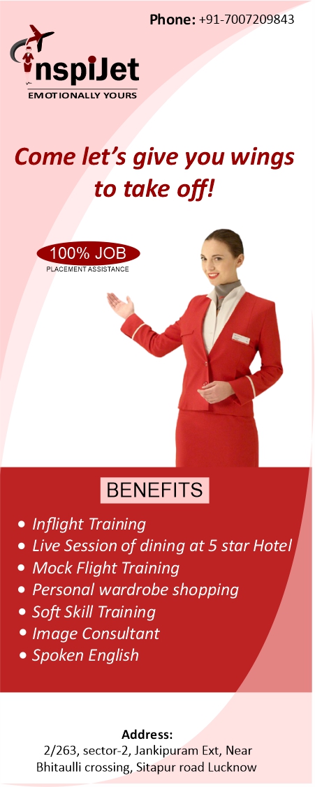 Air hostess training institute in lucknow