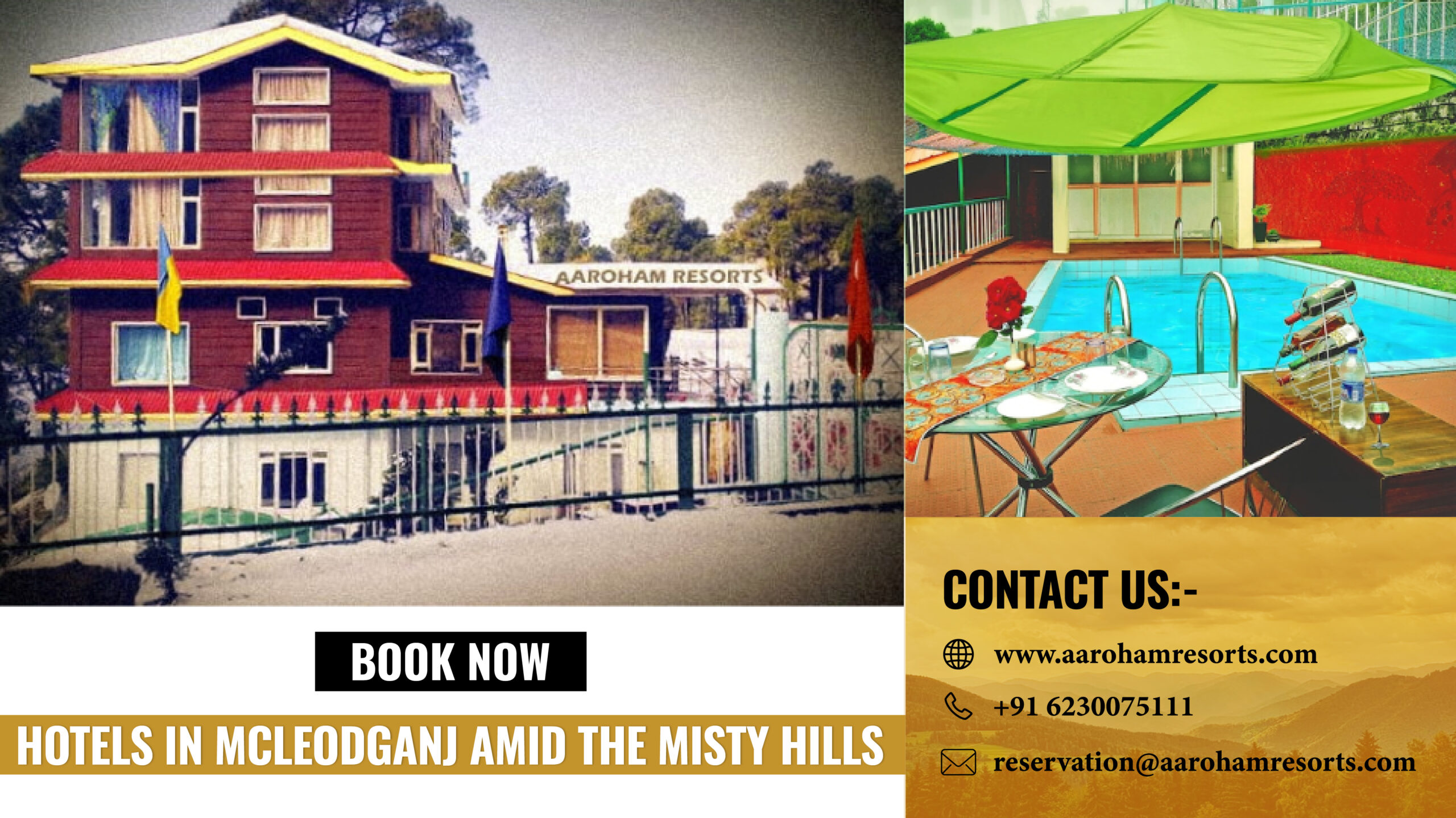 Private: Hotels in McleodGanj Amid the Misty Hills