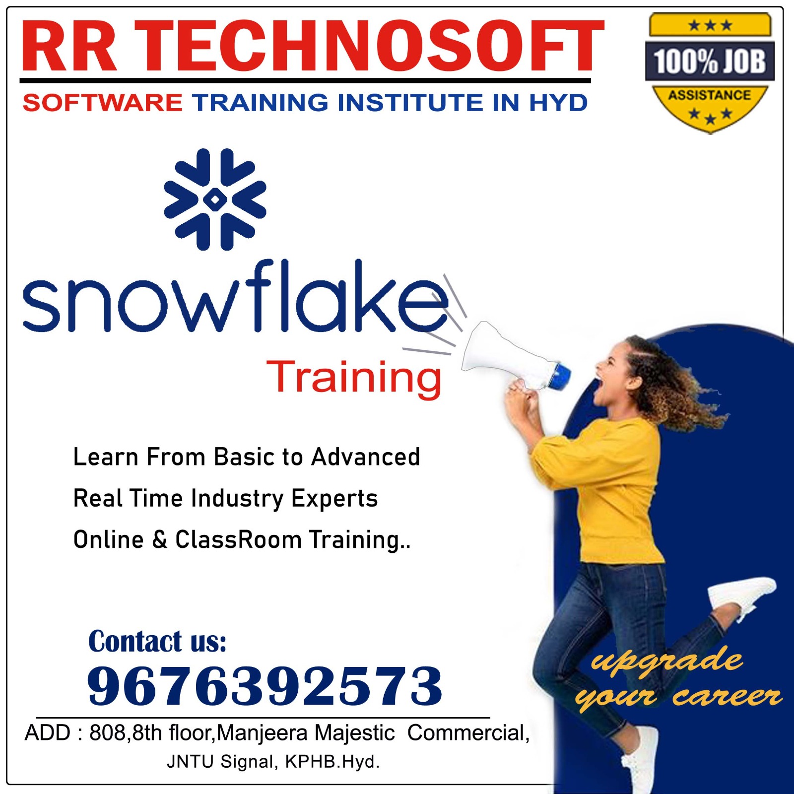 Snowflake Training and Placement in Hyderabad