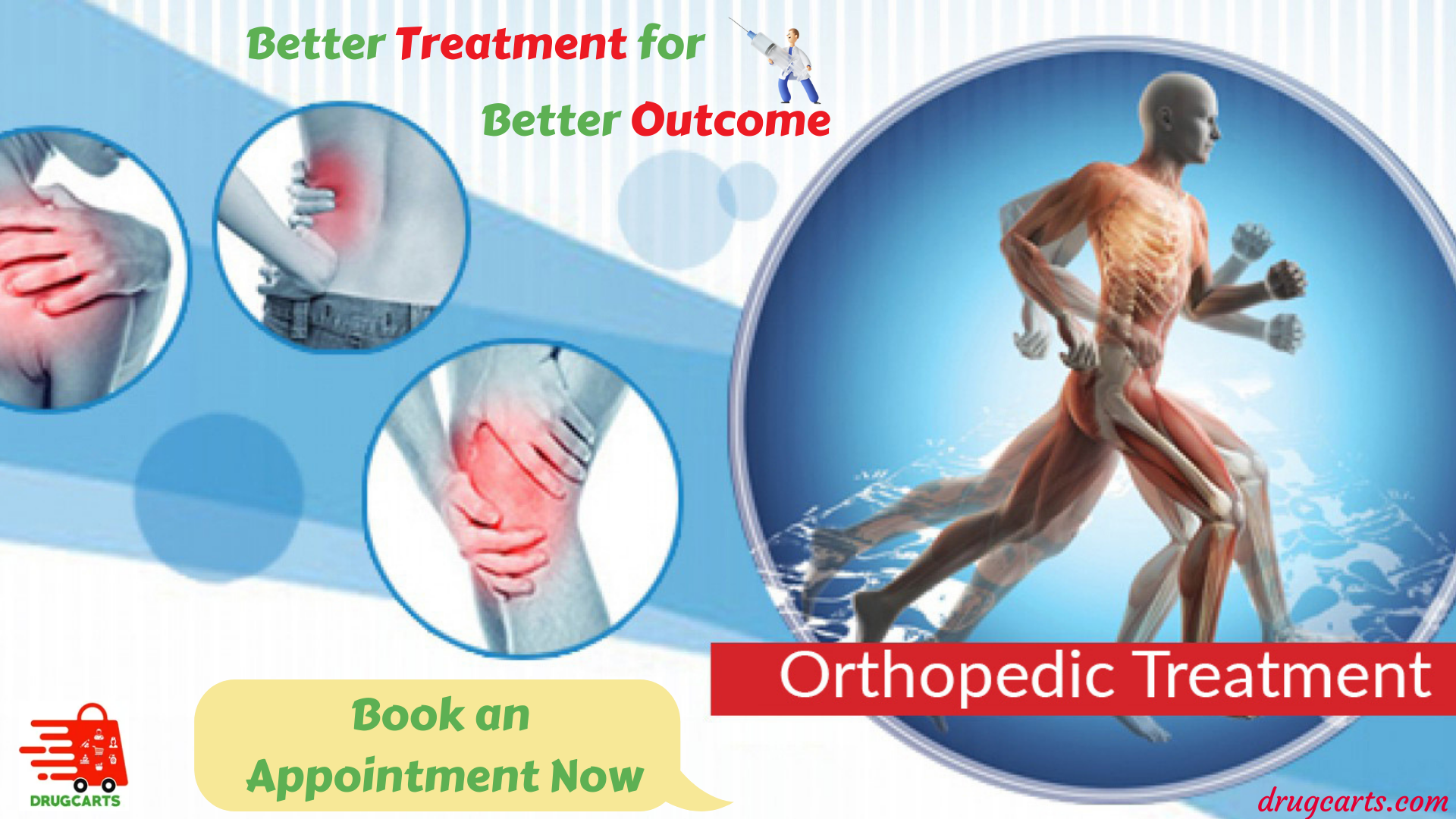 Consult with best Orthopedic Doctors Online 24/7 | Drugcarts