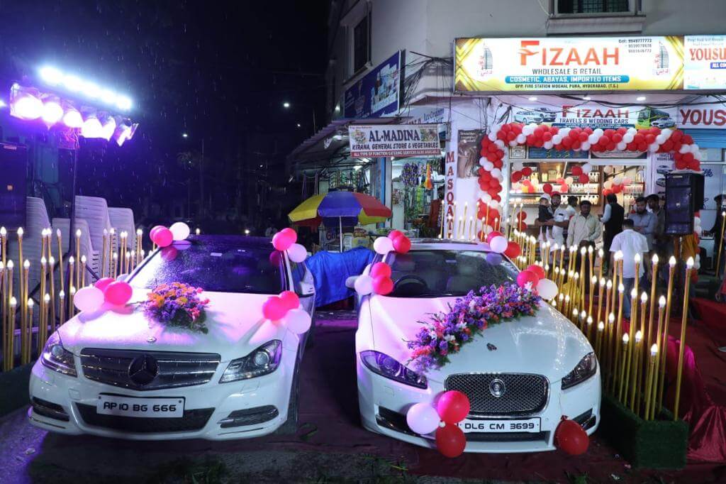 Luxury Car Rental For Wedding In Hyderabad At Fizaah Groups