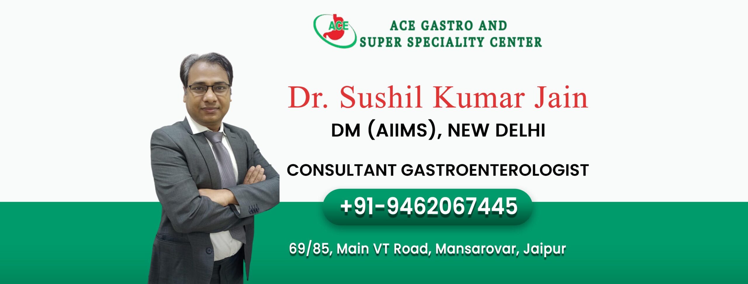 Gastroenterologist in jaipur | Dr. Sushil Kumar Jain | ACE Gastro