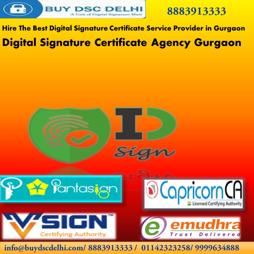 Responsible Digital Signature Certificate Agency in Gurgaon