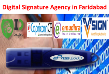 Responsible Digital Signature Certificate Agency in Faridabad.