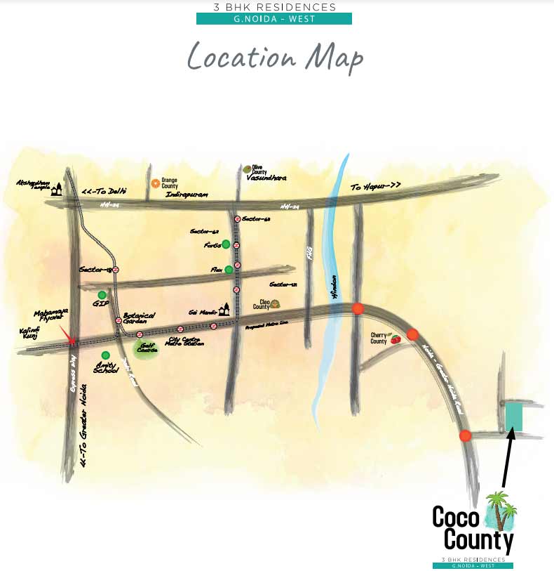 Coco County Location Map – best location to live.