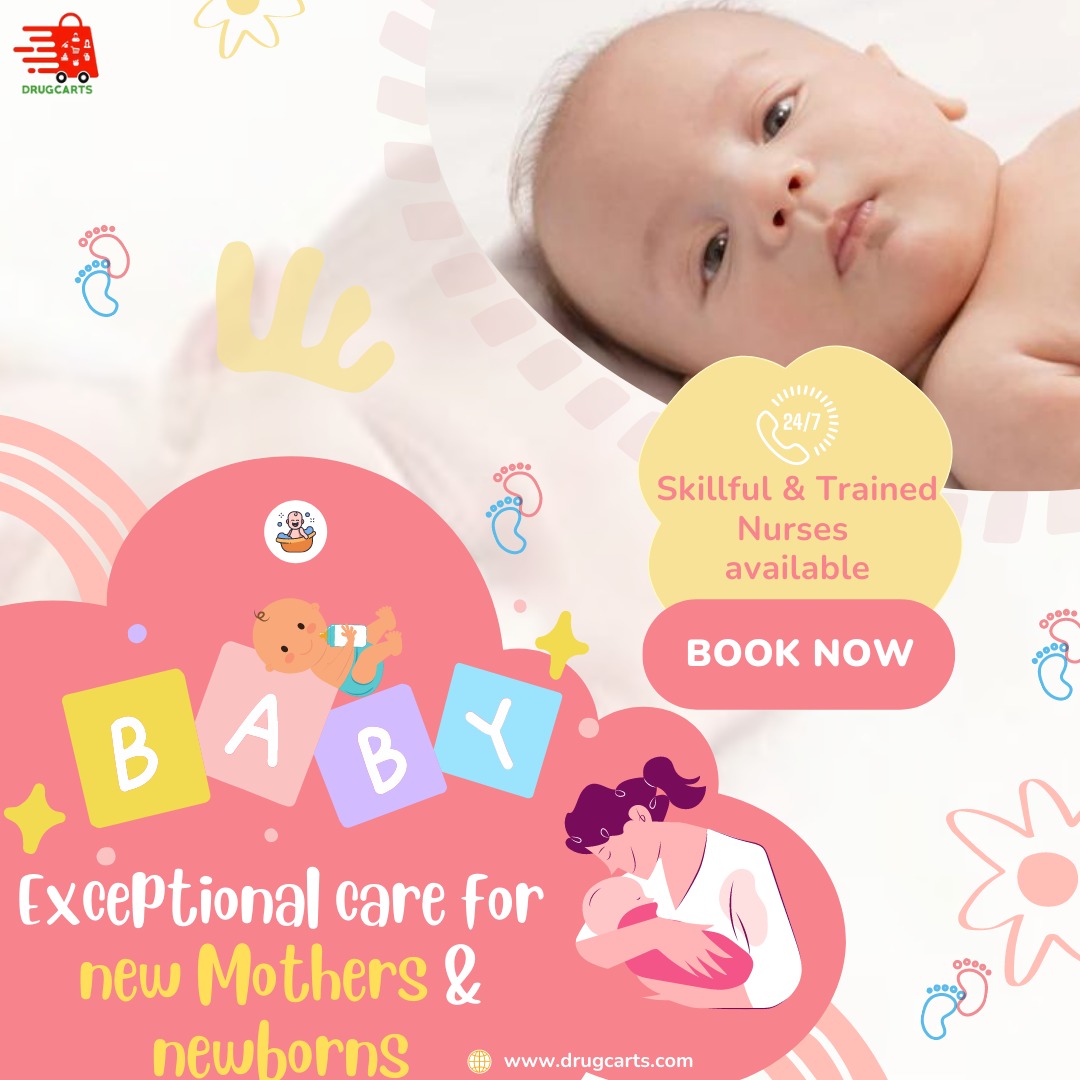 Get 24/7 Newborn Baby Care Service Online | Drugcarts