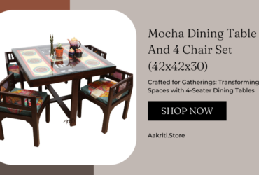 Shop 4-Seater Dining Tables: Perfectly Sized for Cozy Gatherings!