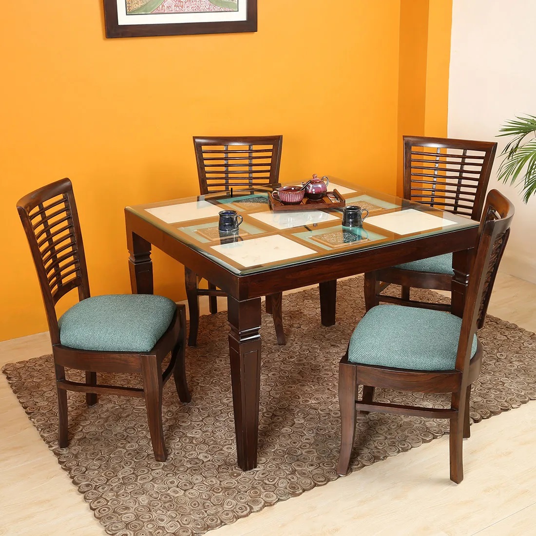 Upgrade Your Dining Space: 4-Seater Dining Tables for Sale!