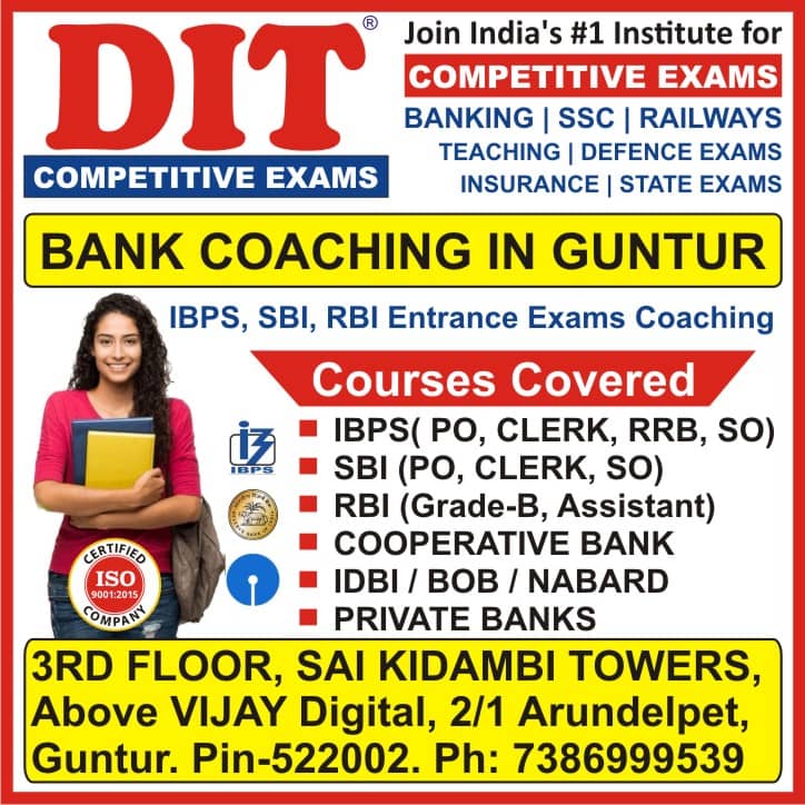 BANK Coaching in Guntur