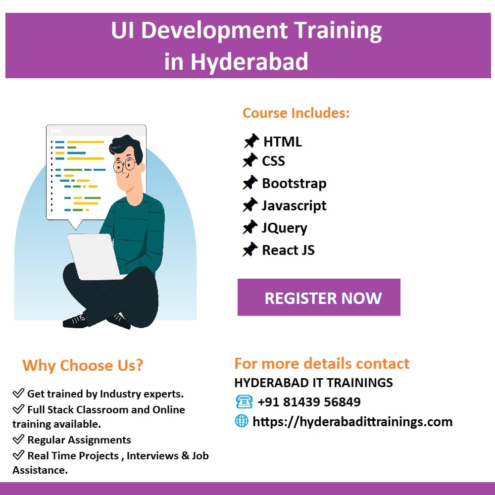 UI Development Training in Hyderabad