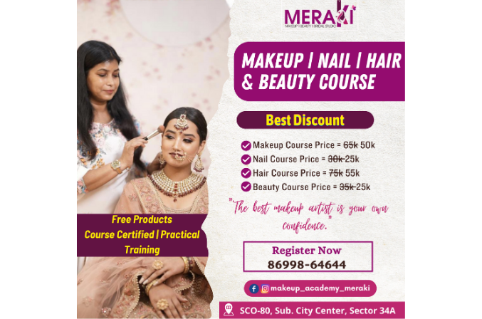 Makeup Academy  in Chandigarh |  Meraki Makeup Academy