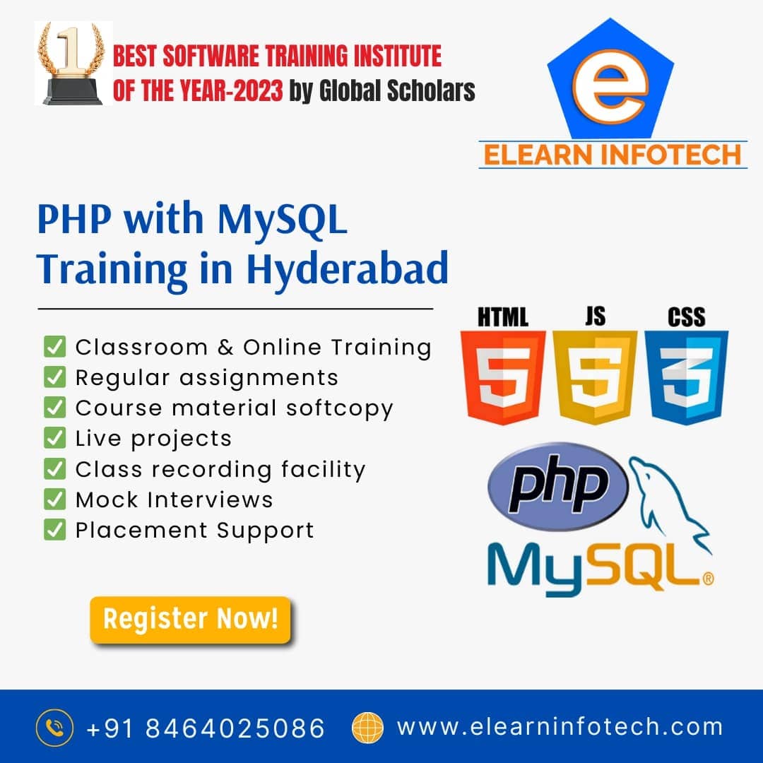 Best PHP Training Institute in Hyderabad