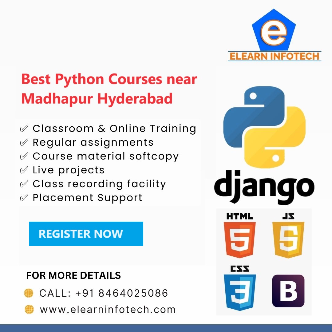 Best Python Courses near Madhapur Hyderabad
