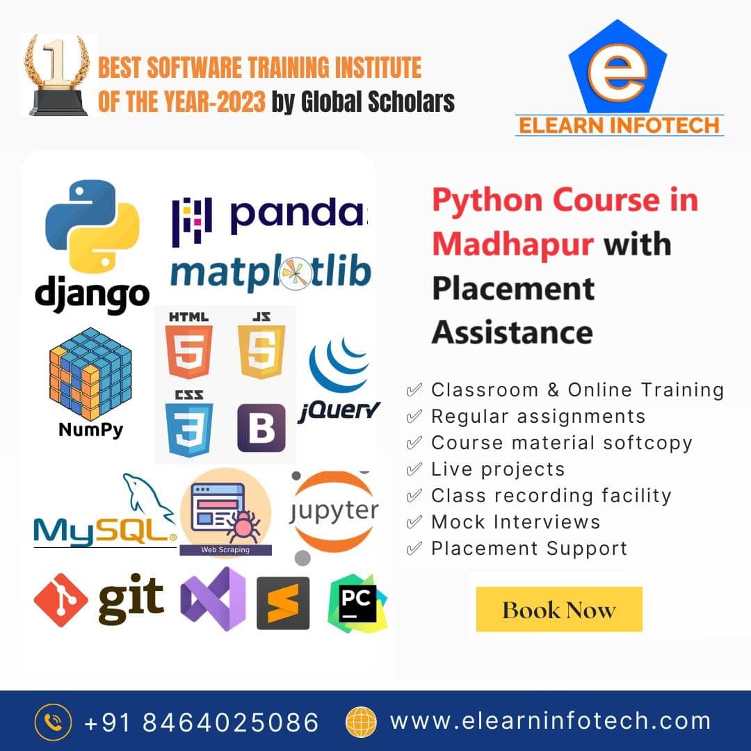 Python Course in Madhapur with Placement Assistance
