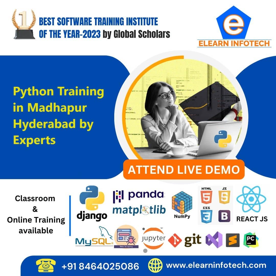 Python Training in Madhapur Hyderabad by Experts