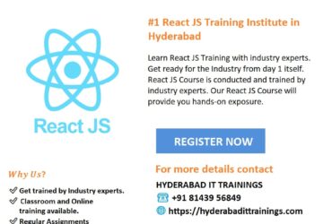 React JS Training in Hyderabad