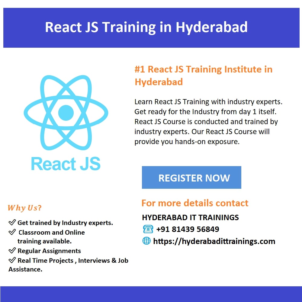 React JS Training in Hyderabad