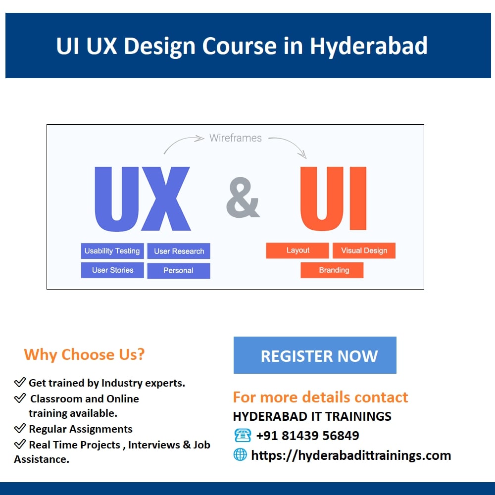 UI UX Design Course in Hyderabad