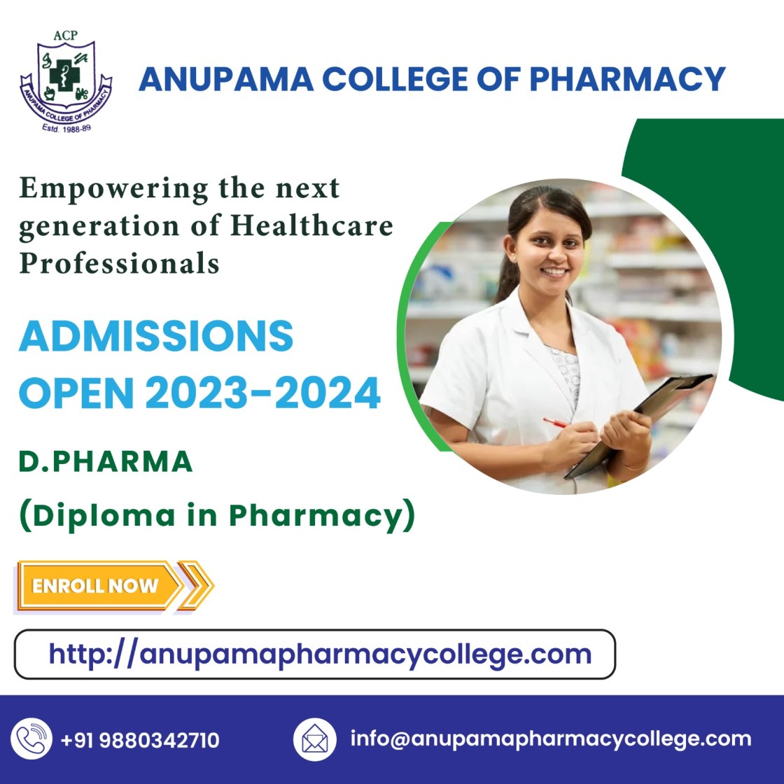 Shape Your Pharmacy Future with ACP, Best D Pharmacy Colleges in Bangalore