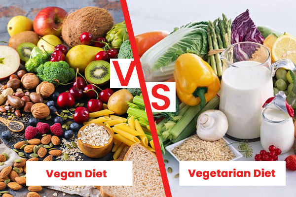 Different Between Vegan And Vegetarian Chart