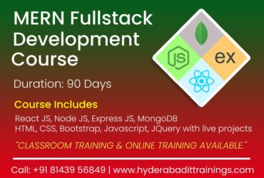 MERN Stack Development Training in Hyderabad