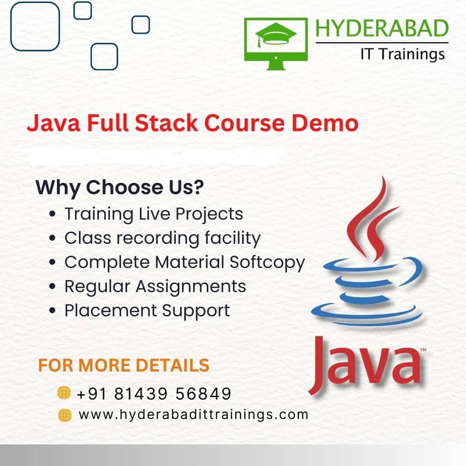 Java Full stack developer course in Hyderabad