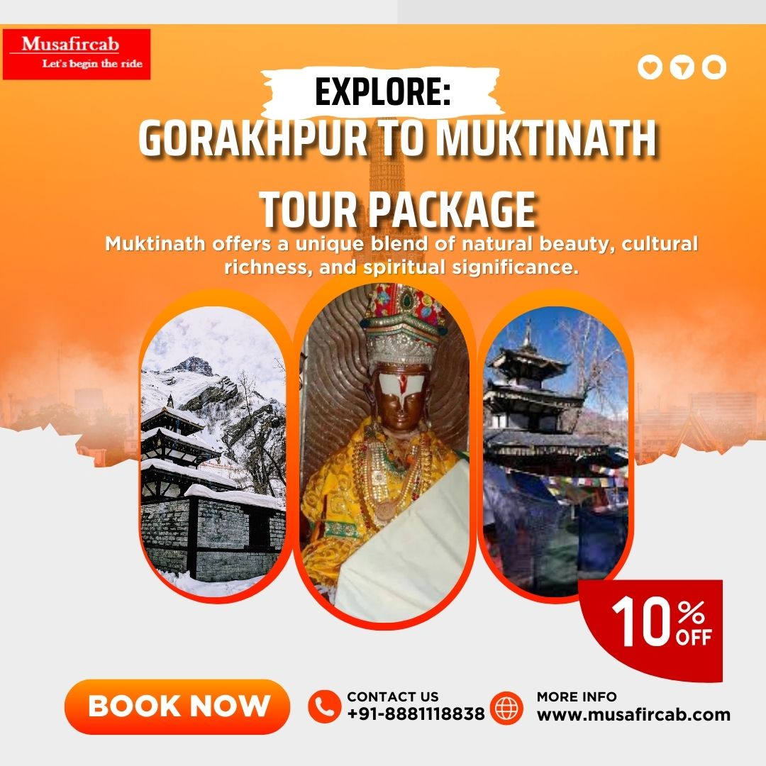 Gorakhpur to Muktinath Tour, Muktinath Tour Package from Gorakhpur