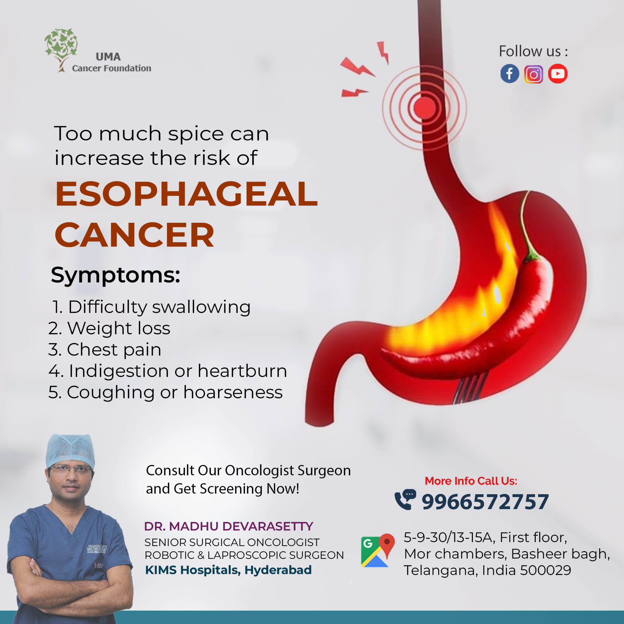 surgical oncologists in hyderabad | himayatnagar – Dr. Madhu Devarasetty