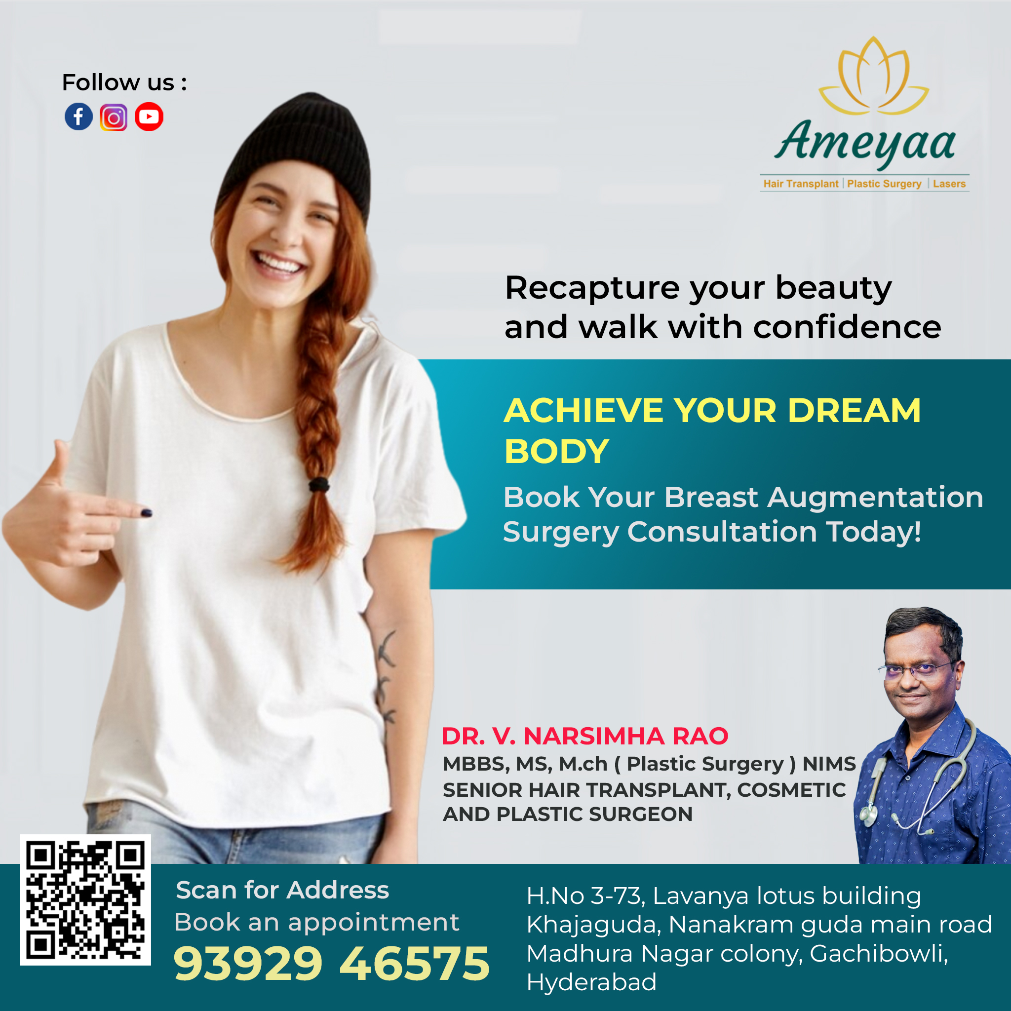 Liposuction Surgery In Gachibowli | Hyderabad – Ameyaa clinic