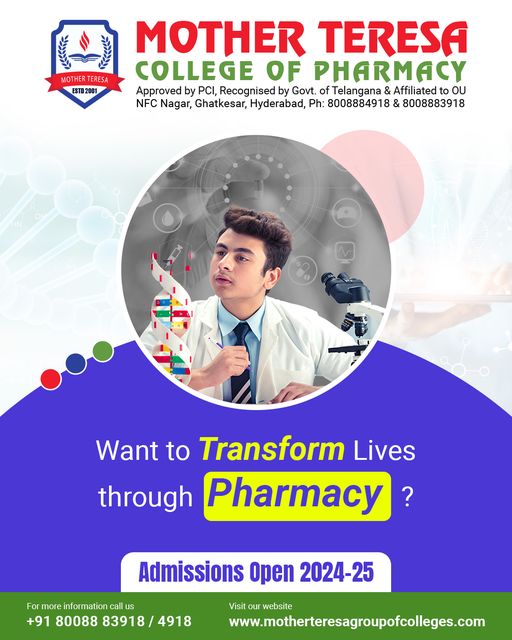 Pharmacy Colleges in Hyderabad | Best M.Pharmacy Colleges In Hyderabad