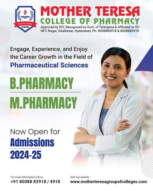 Pharmacy Colleges in Hyderabad | Best M.Pharmacy Colleges In Hyderabad