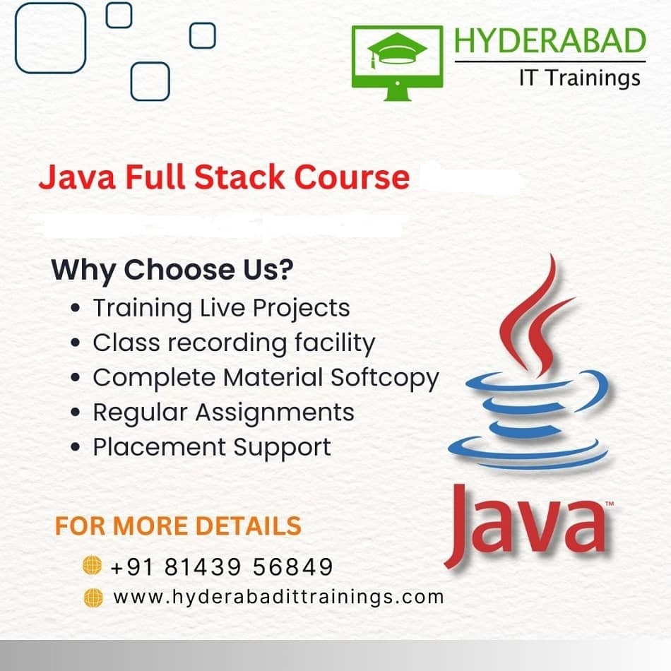 Java Full Stack Developer Course in Hyderabad