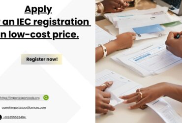 Apply for an IEC registration in low-cost price.