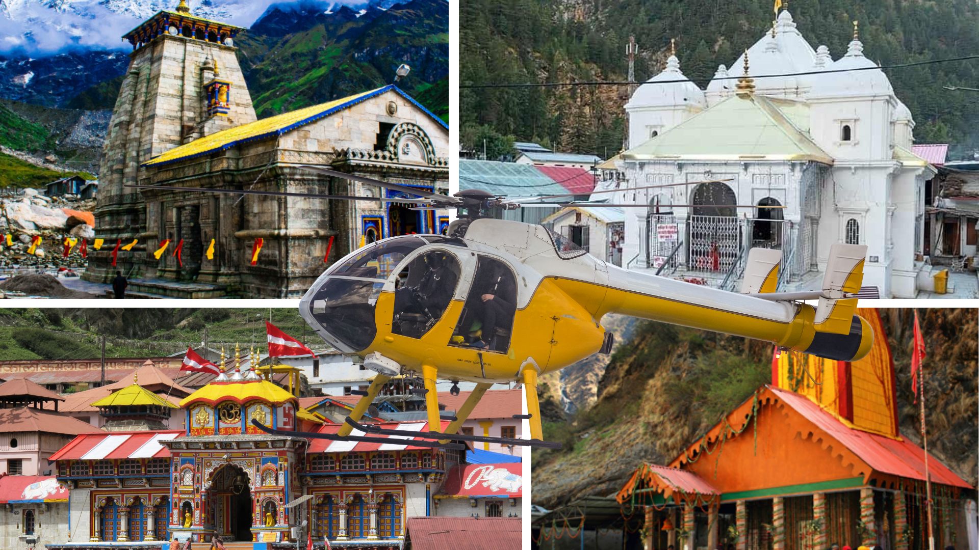 Helicopter Service Provider for Do Dham Yatra