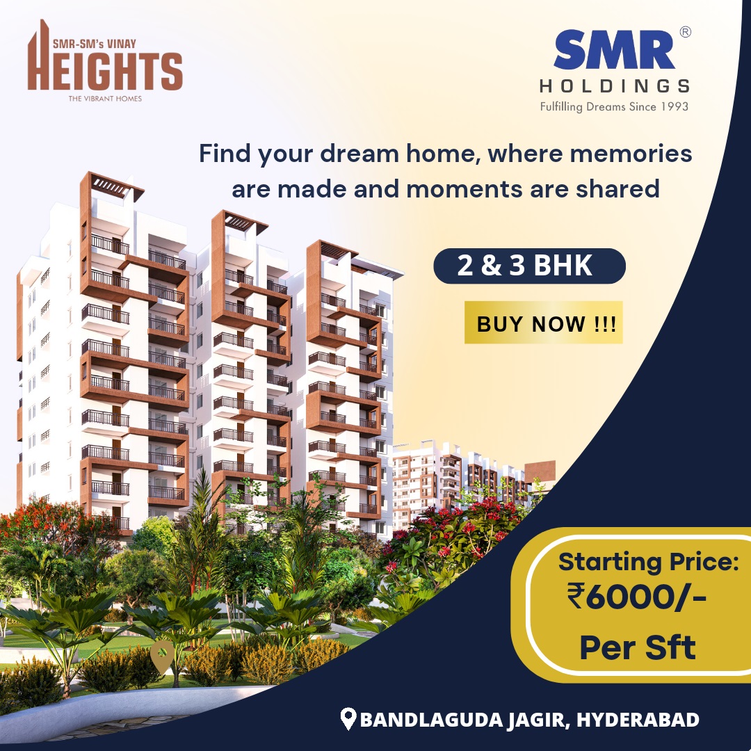 Ready to Occupy 2,3 BHK luxury Apartment – SMR Holdings