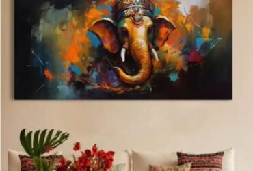 COLOURFUL GANESHA JI PAINTING