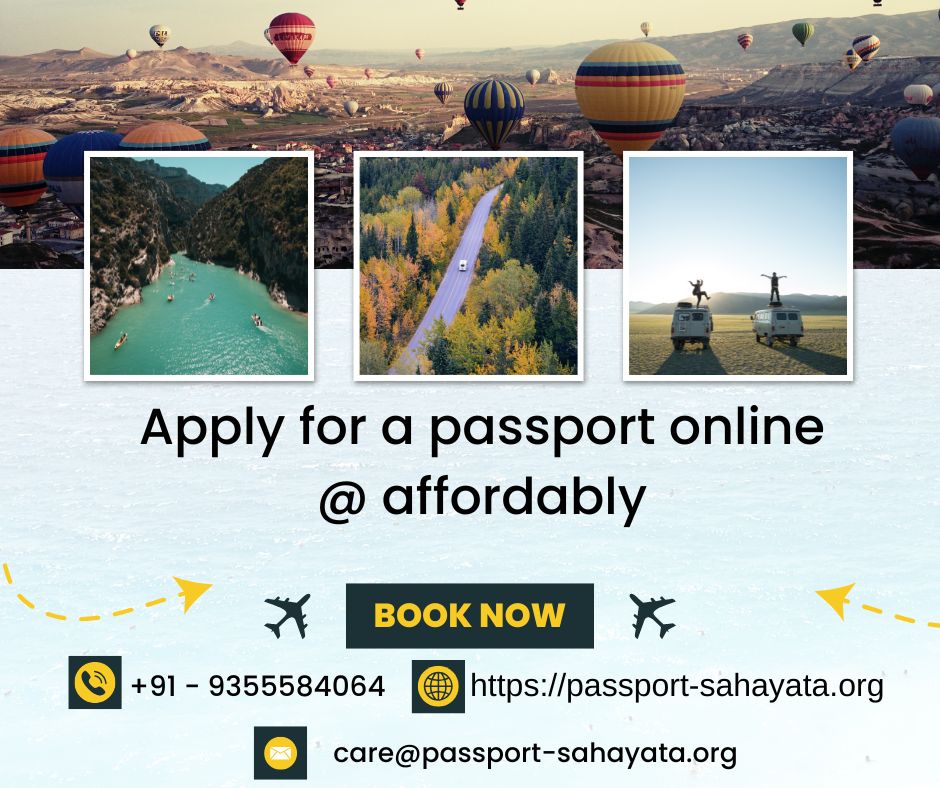 Apply for a passport online  @ affordably