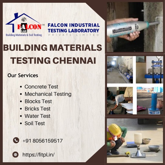 Building Materials Testing  Chennai | Falcon Industrial Testing Laboratory