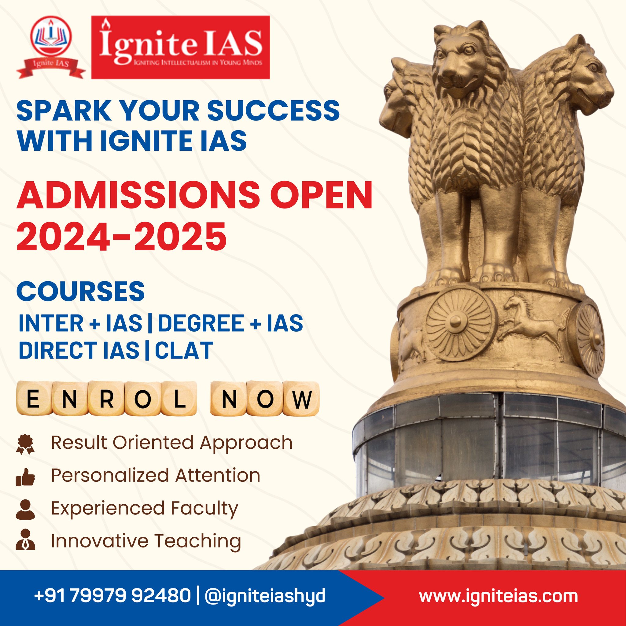 CLAT Coaching in Hyderabad with Intermediate – Ignite IAS