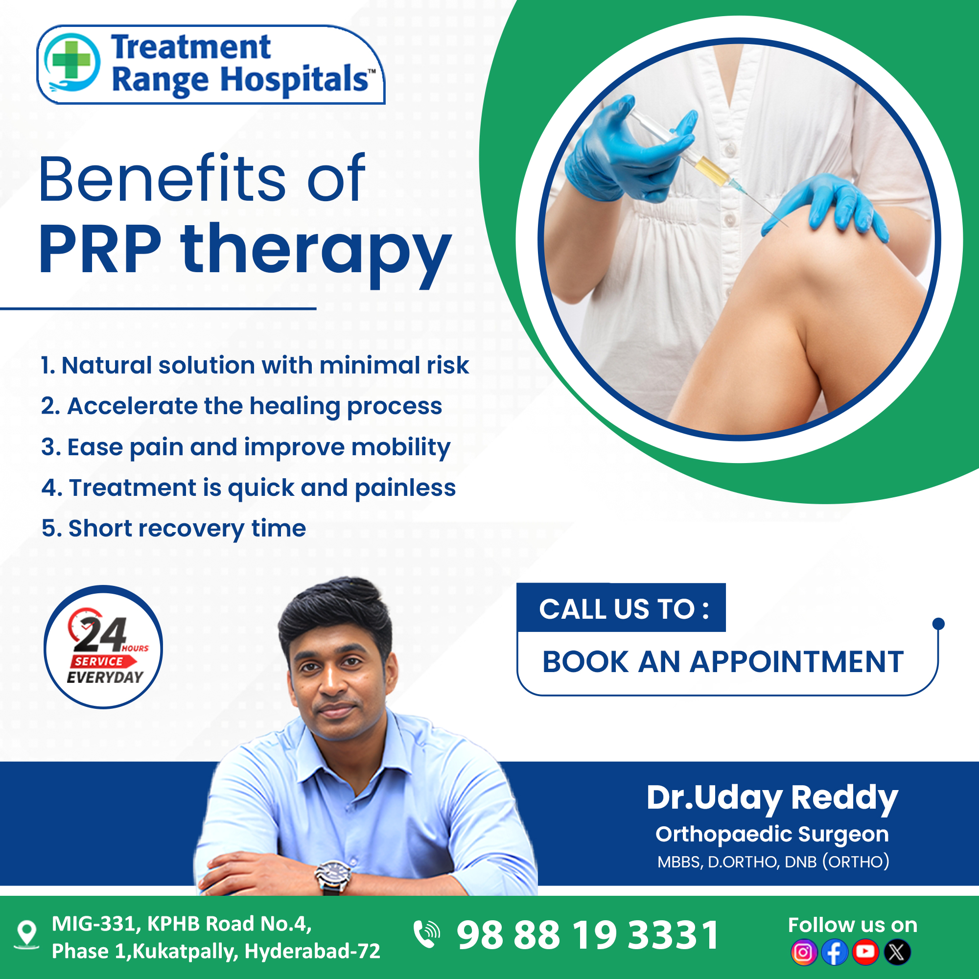 Knee replacement surgery in hyderabad | kukatpally – Treatment Range Hospital