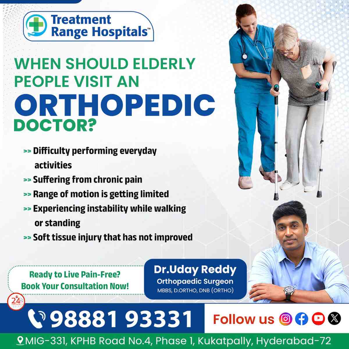 best orthopedic hospital in hyderabad | kukatpally – Treatment Range Hospital