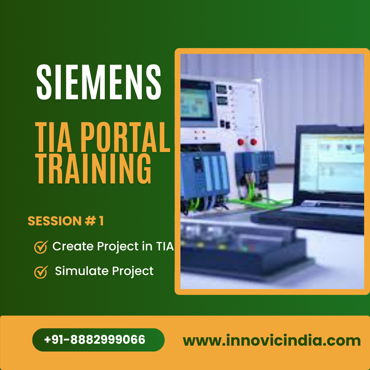 Siemens TIA Portal Training in Delhi NCR.