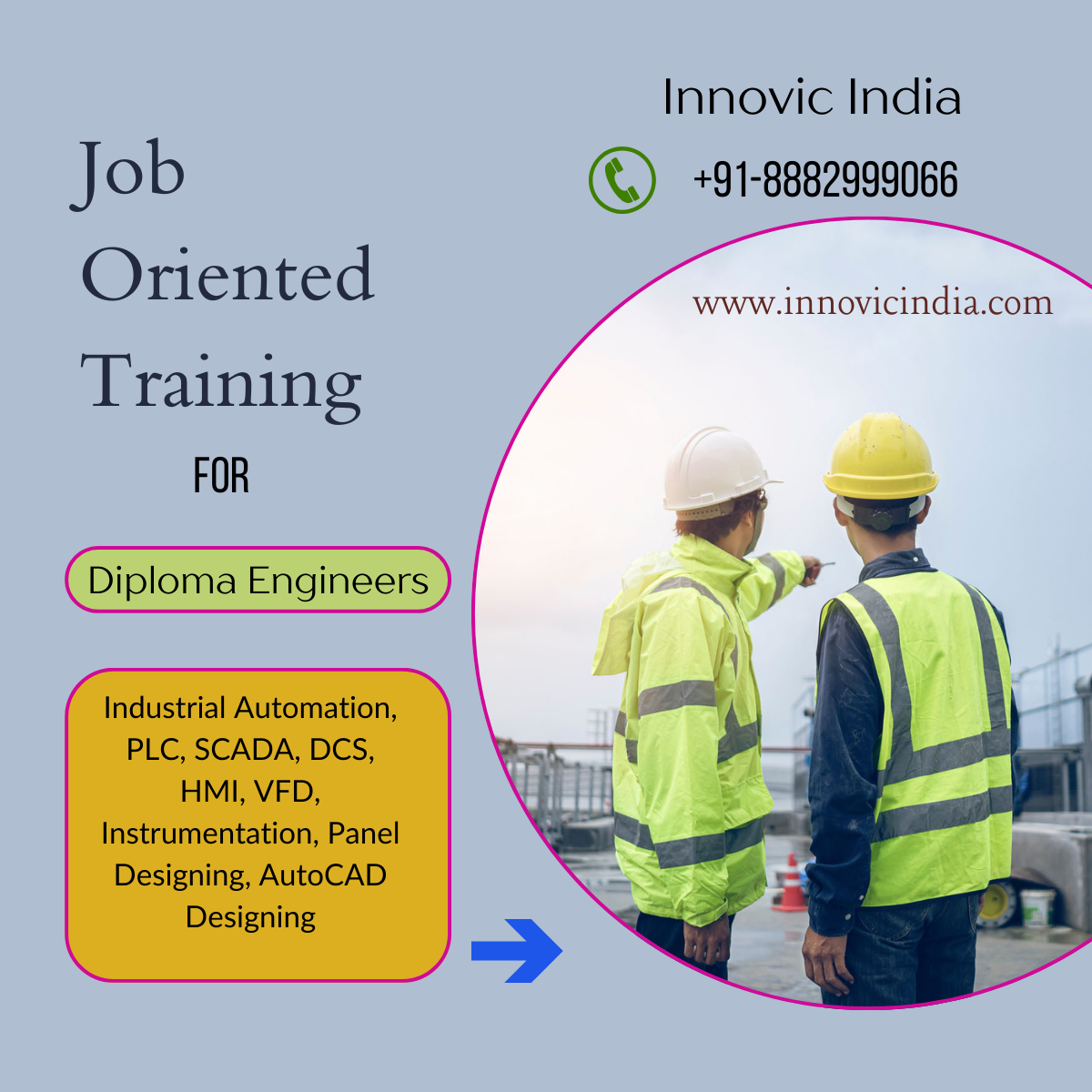 Job Oriented Training Course for Diploma engineers.