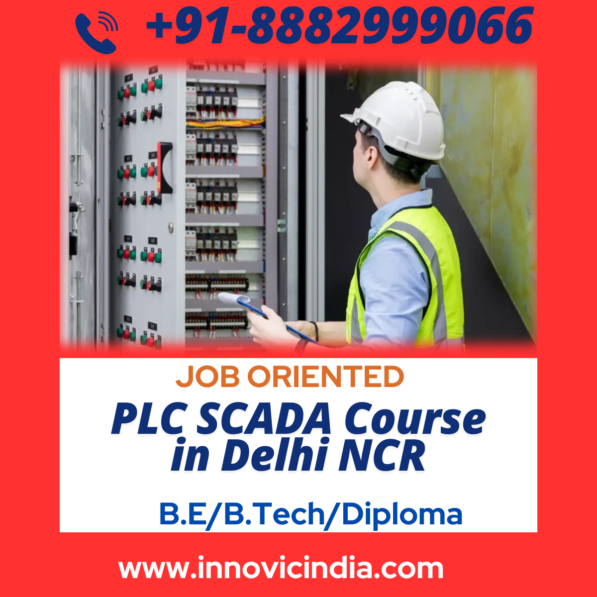 Job Guaranteed PLC SCADA Training for Fresher Engineers in Delhi NCR.