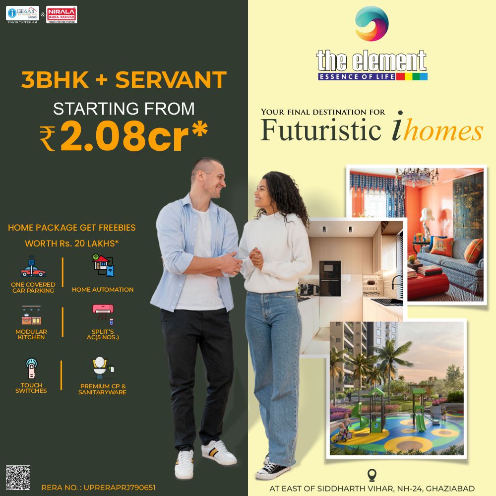 3 BHK Apartment in Pratap Vihar – The Element