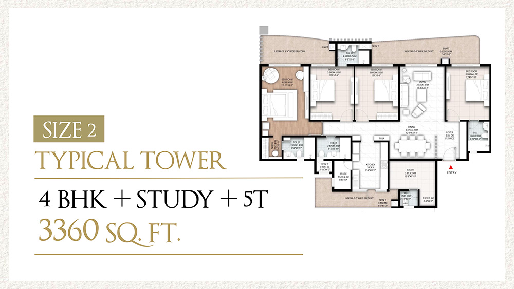 Gaur Centurian park – 3 BHK Apartment in Greater Noida West