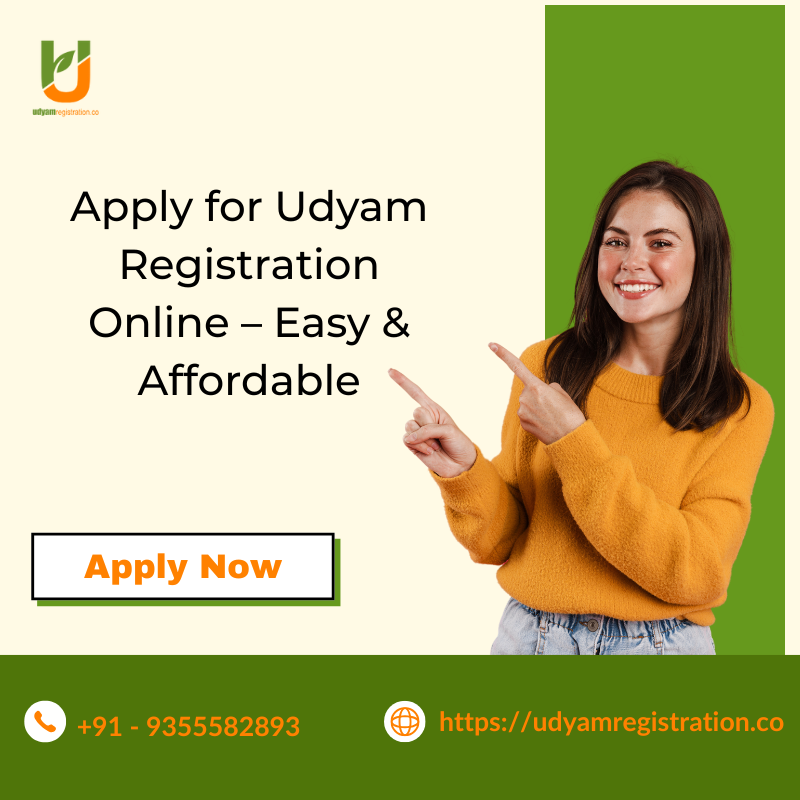Apply for Udyam Registration Online – Easy & Affordable