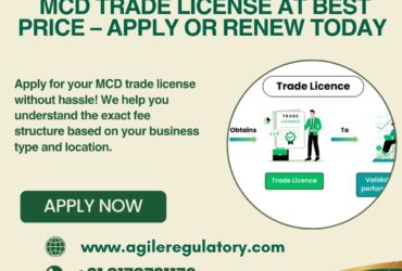 MCD Trade License Renewal Assistance Online – Delhi