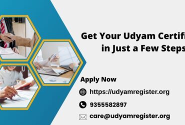 Get Your Udyam Certificate in Just a Few Steps